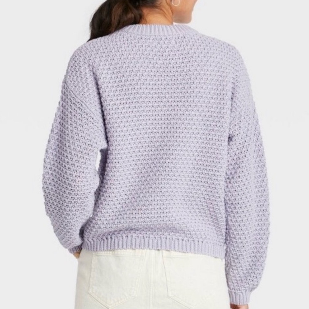 Universal Thread Light Purple Oversized Cropped C… - image 2